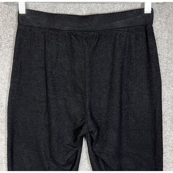 Max &‎ Mia Knit Pull On Tapered Leg Lounge Pants Womens Size Small Black Pockets - Picture 6 of 11